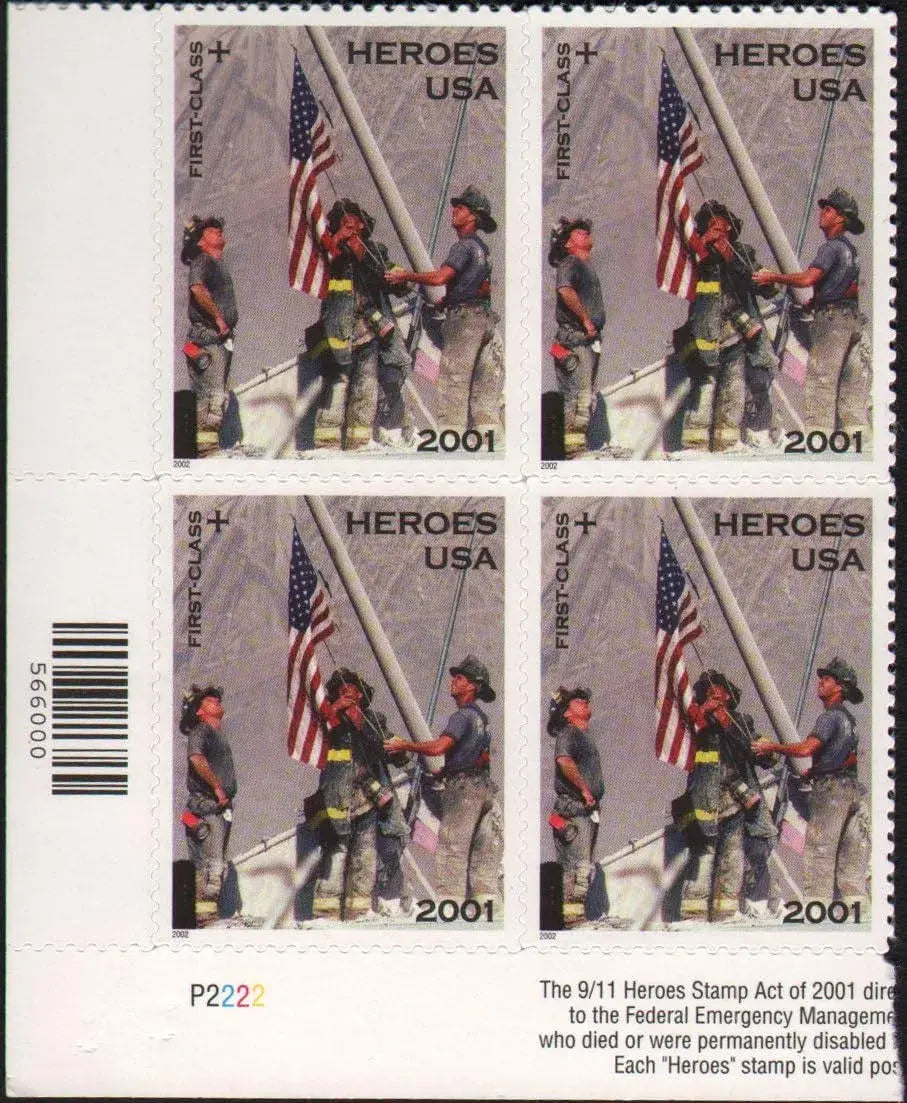 2001 US America Responds 9-11 Heroes set of 5booklets Stamps