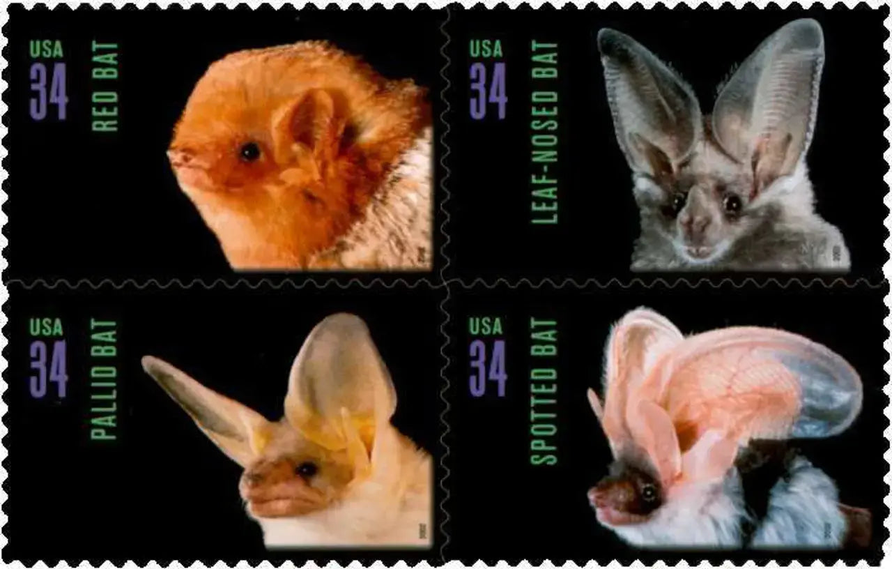 2002 American Bats set of 5booklets Stamp