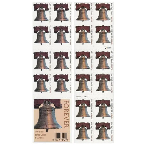 2008 US Liberty Bell  set of 5booklets Stamps