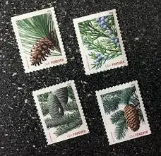 2009 Holiday Evergreens set of 5booklets Stamps