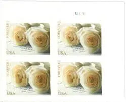 2011 US Wedding Roses Commemorative Forever set of 5booklets Stamps