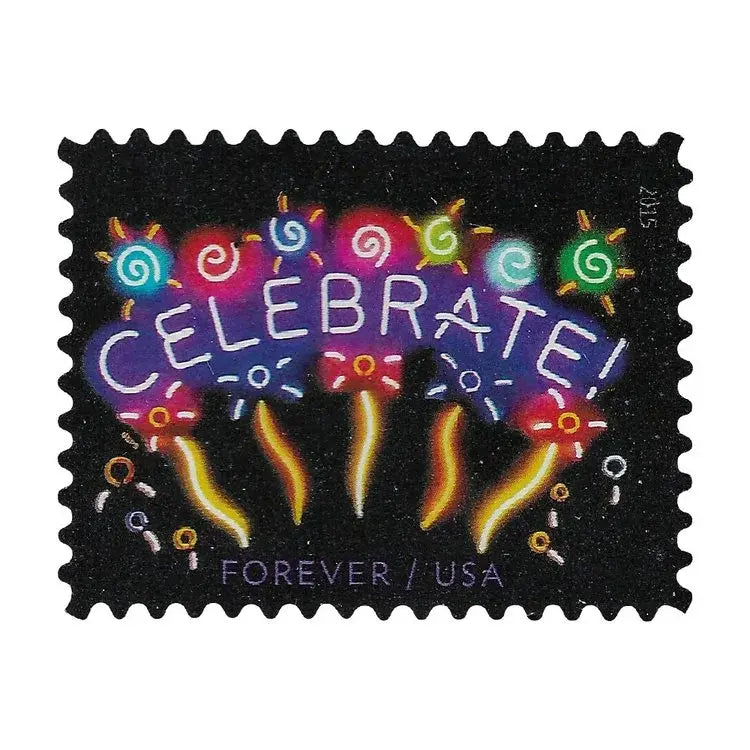 2011 US Neon Celebrate! Forever set of 5booklets Stamps