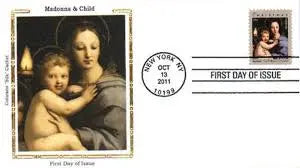 2011 Raphael Madonna of the Candelabra set of 5booklets Stamps