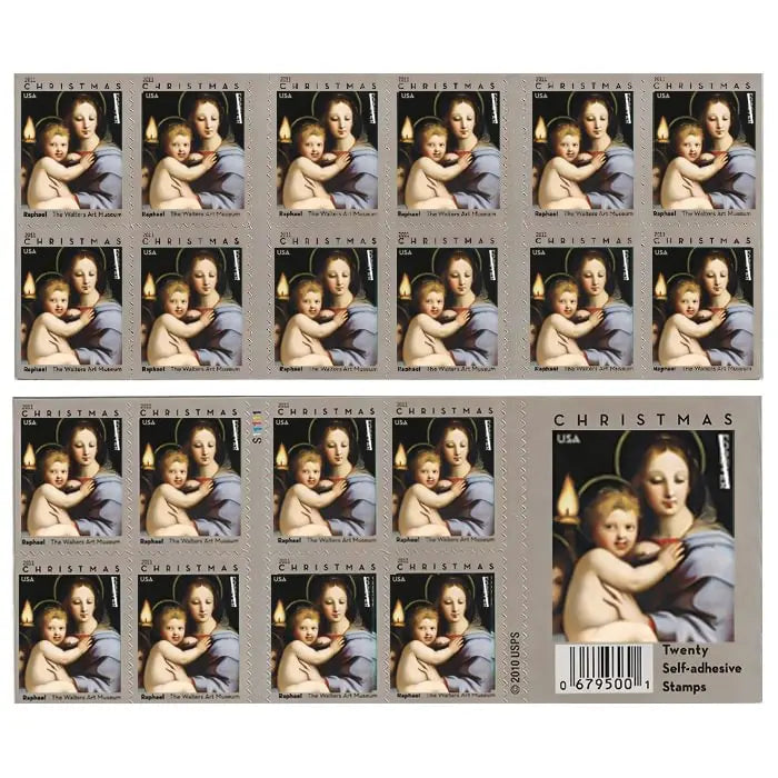 2011 Raphael Madonna of the Candelabra set of 5booklets Stamps