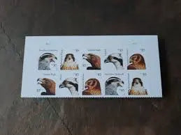 2012 US Birds of Prey 85 Cent set of 5booklets Stamps