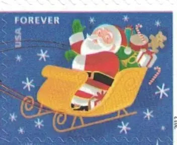 2012 US Stamp Santa & Sleigh set of 5booklets Stamps