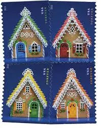 2013 US Holiday Gingerbread Houses set of 5booklets Stamps