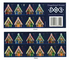 2013 US Holiday Gingerbread Houses set of 5booklets Stamps