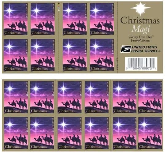 2014 Christmas Magi set of 5booklets Stamps