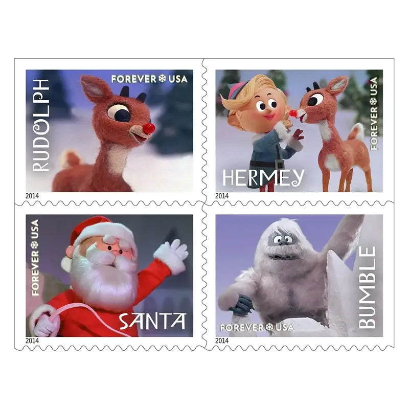 2014 rudolph forever set of 5booklets stamp