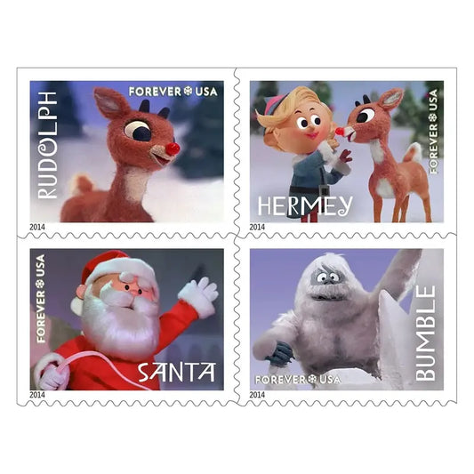 2014 rudolph forever set of 5booklets stamp