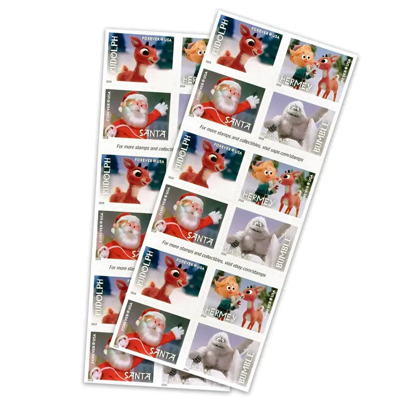 2014 rudolph forever set of 5booklets stamp