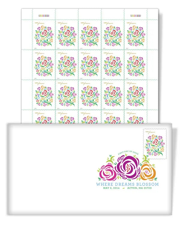 2014 us love forever set of 5booklets stamp