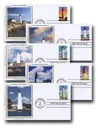 2015 New England Coastal Lighthouse Postage set of 5booklets Stamps