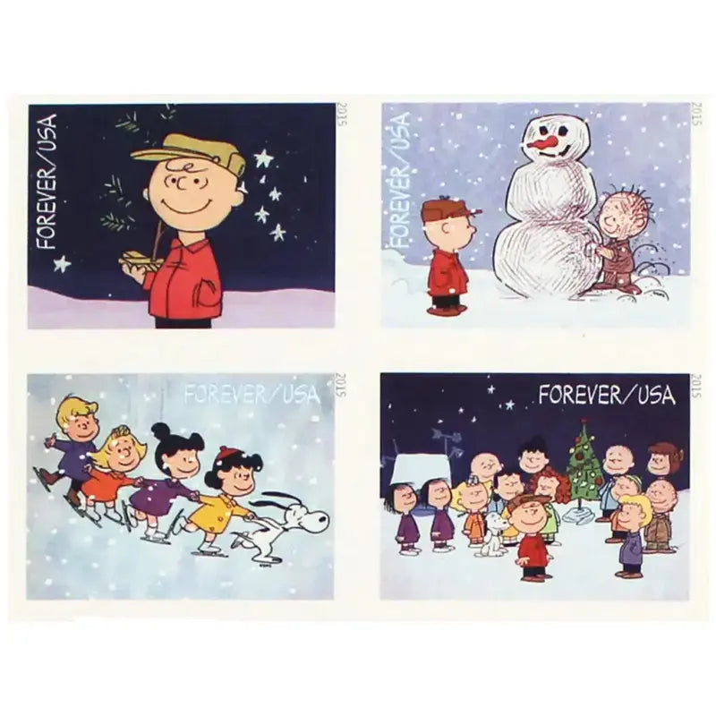 2015 US Charlie Brown Xmas set of 5booklets Stamps