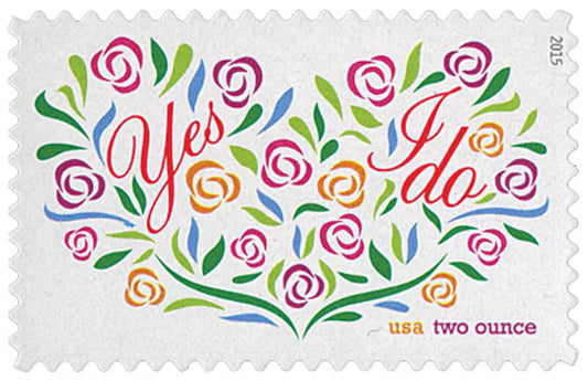 2015 yes-i-do full sheet set of 5booklets stamp
