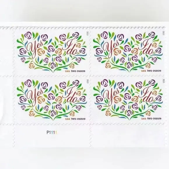 2015 yes-i-do full sheet set of 5booklets stamp