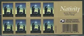 2016 Traditional Christmas Nativity set of 5booklets Stamp