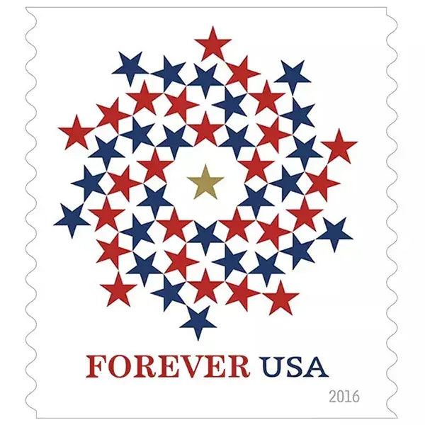 2016 US Stars Red & Blue Forever set of 5booklets Stamps