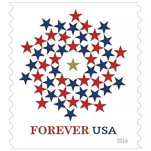 2016 US Stars Red & Blue Forever set of 5booklets Stamps