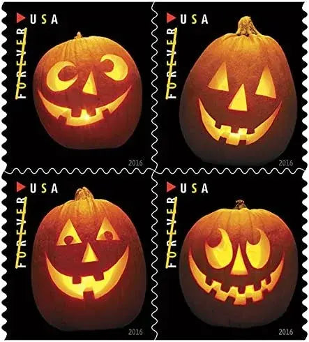 2016 US Jack o Lanterns set of 5booklets Stamps