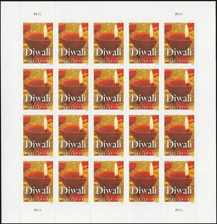 2016 US Diwali Celebration set of 5booklets Stamps