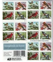 2016 US Songbirds in Snow set of 5booklets Stamps