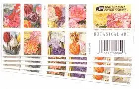2016 US Botanical Art Beautiful Flower Bloom set of 5booklets Stamps