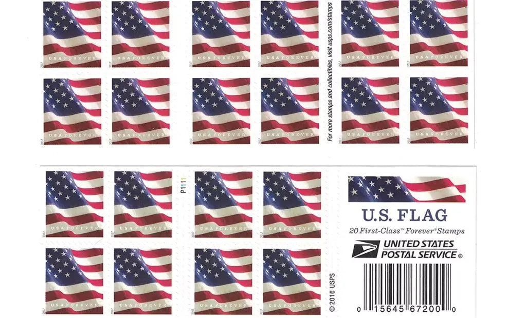 2017 US Flag Forever set of 5booklets Stamps