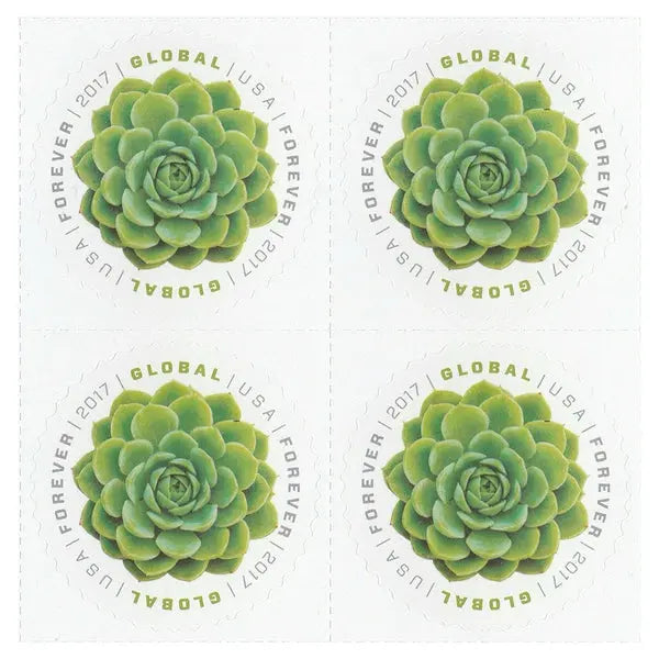 2017 US Global Green Succulent International set of 5booklets Stamps