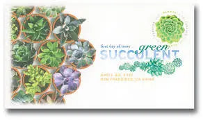 2017 US Global Green Succulent International set of 5booklets Stamps