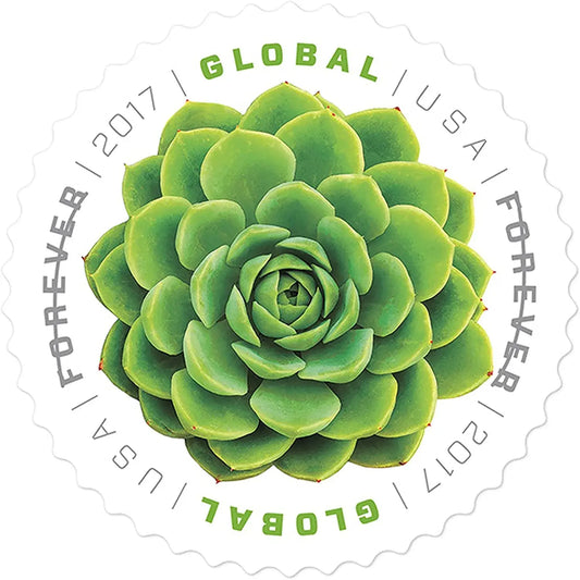 2017 US Global Green Succulent International set of 5booklets Stamps