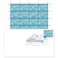 2017 love skywriting set of 5booklets stamps