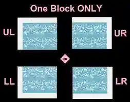 2017 love skywriting set of 5booklets stamps