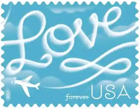 2017 love skywriting set of 5booklets stamps