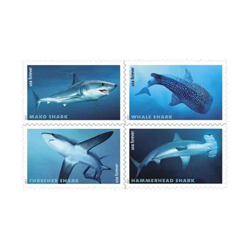 2017 US Shark set of 5booklets Stamps