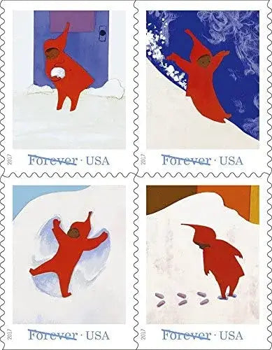 2017 US Snowy Day set of 5booklets Stamps