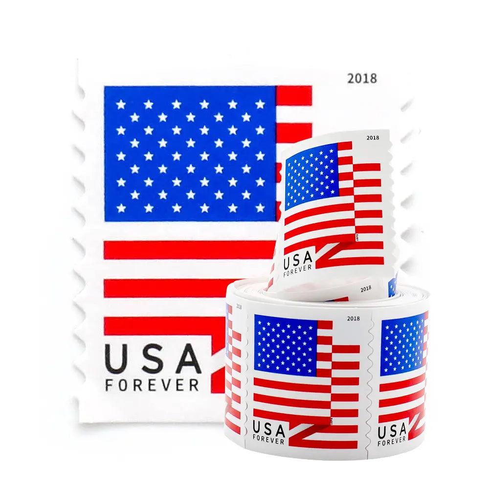 2018 US Forever American Flag roll of 100 Stamps