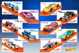 2018 US Hot Wheels set of 5booklets Stamps