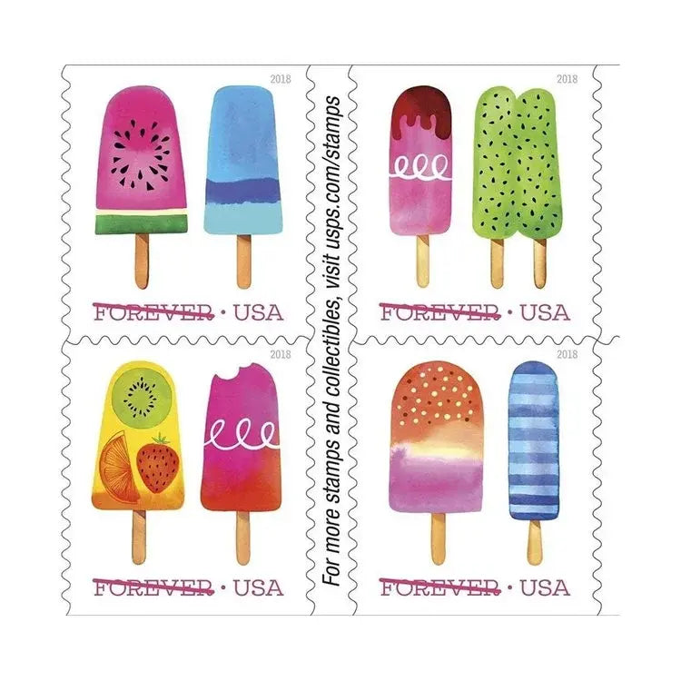 2018 Ice Cream Self Forever set of 5booklets Stamp