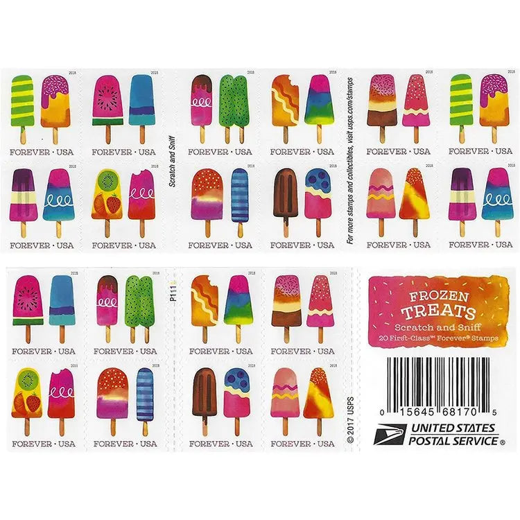 2018 Ice Cream Self Forever set of 5booklets Stamp