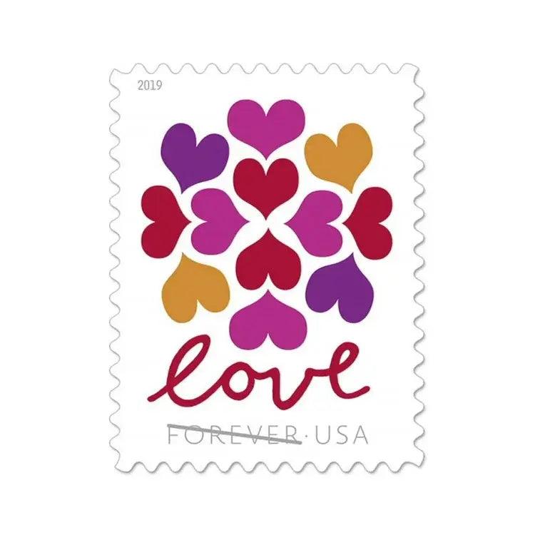 2019 US Hearts Blossom Love Forever set of 5booklets Stamps