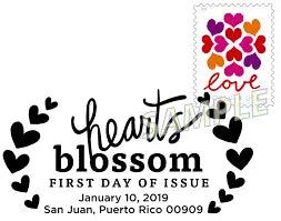 2019 US Hearts Blossom Love Forever set of 5booklets Stamps