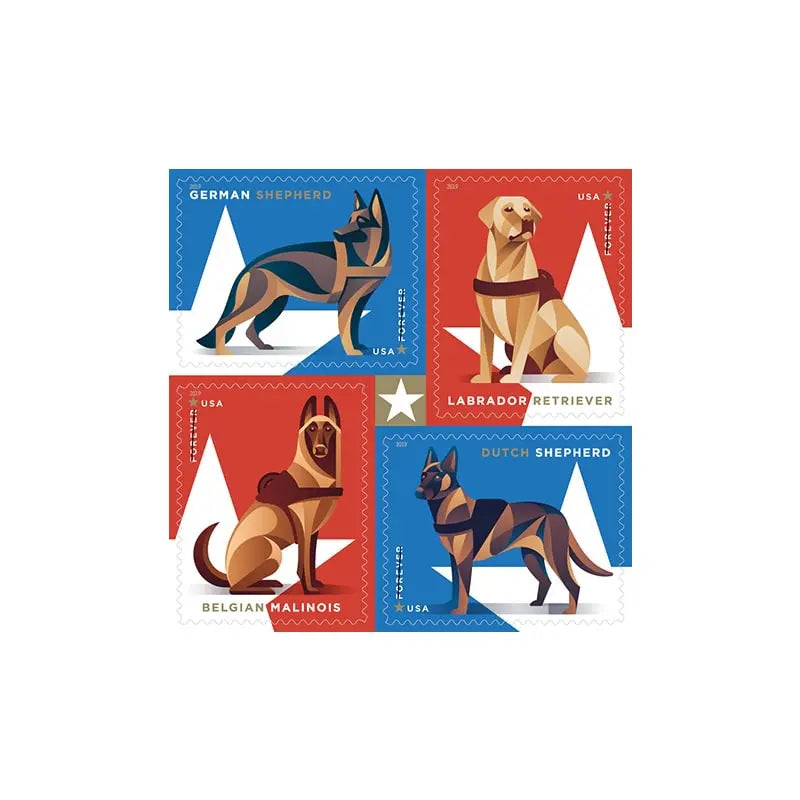 2019 Military Working Dogs set of 5booklets Stamps