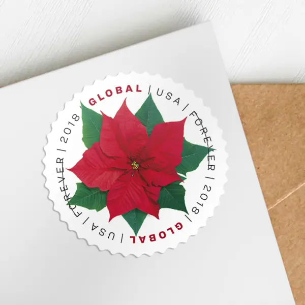 2018 Global Poinsettia set of 5booklets Stamps