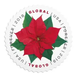 2018 Global Poinsettia set of 5booklets Stamps