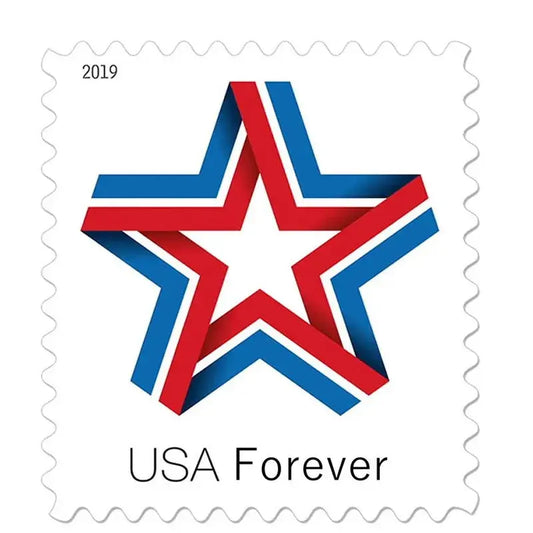 2019 US Star Ribbon Forever set of 5booklets Stamps