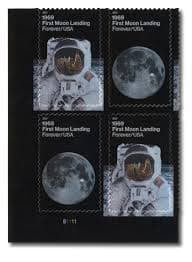 2019 1969 50th Anniversary of the Moon Landing set of 5booklets Stamps