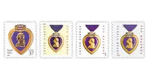 2019 US Purple Heart Forever set of 5booklets Stamps