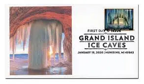 2020 US Grand Island Ice Caves set of 5booklets Stamps